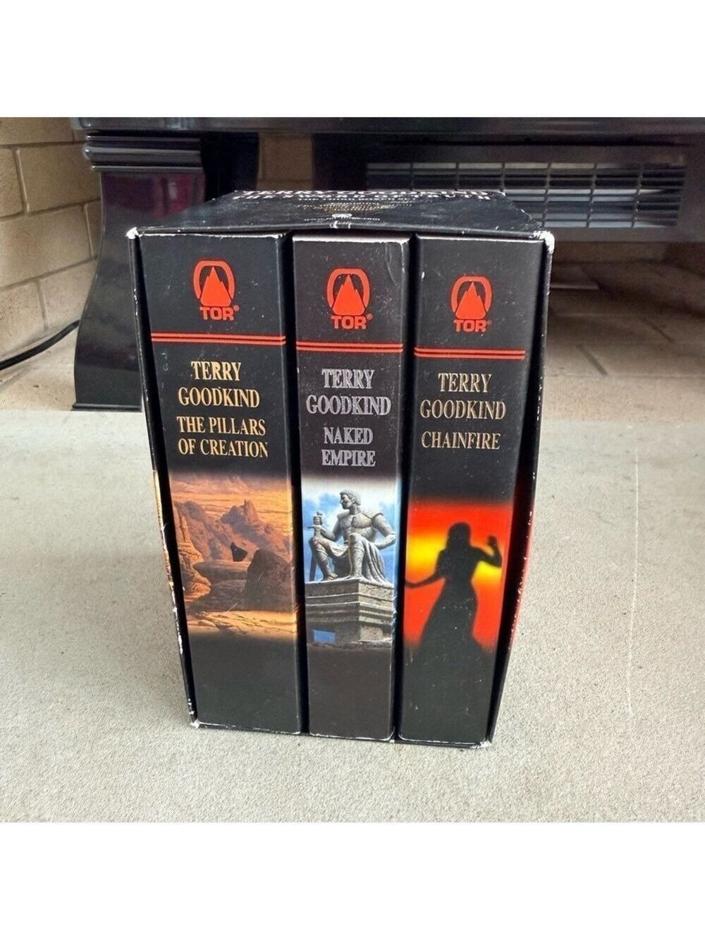 Goodkind Trilogy: Pillars, Naked Empire, Chainfire